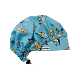 Character scrub cap (made with licensed Bluey fabric)