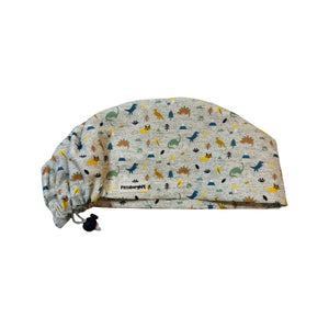 Dinosaur scrub cap