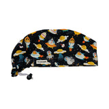 Space. chicken scrub cap