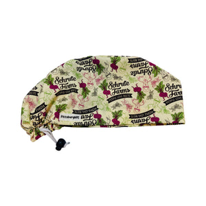 Character scrub cap (made with licensed Office fabric)