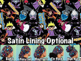 Character scrub cap (made with licensed Disney Villain fabric)