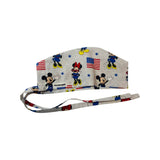 4th of July patriotic scrub cap (made with licensed Disney fabric)