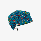 Character. scrub cap (made with licensed Mario fabric)