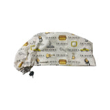 Character scrub cap (made with licensed Friends fabric)