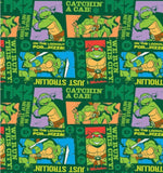 Character scrub cap (made with licensed ninja turtles fabric)