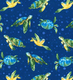 Turtles at sea scrub cap