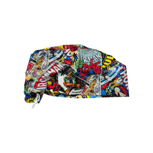 Character scrub cap (made with licensed marvel fabric)