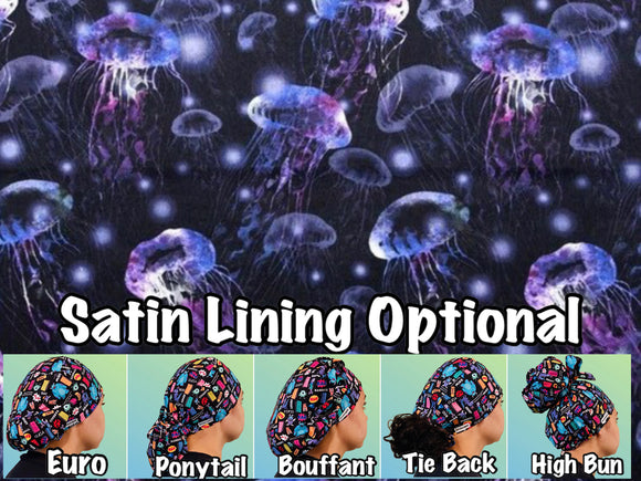 Jellyfish. scrub cap