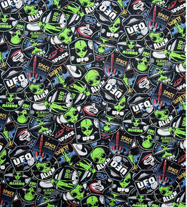 Alien patches scrub cap