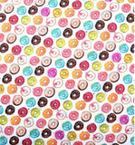 Rainbow donuts scrub cap