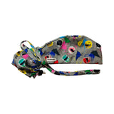 Character scrub cap (made with licensed power rangers fabric)