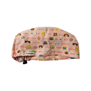 Character scrub cap (made with licensed Star Wars fabric)