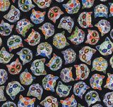 Cat sugar skulls scrub cap