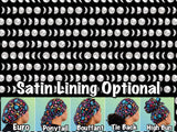 Micro. moon phases scrub cap