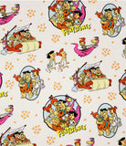 Character scrub cap (made with licensed Flintstones fabric)