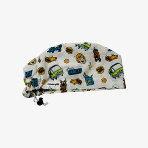 Character scrub cap (made with licensed Scooby-Doo fabric)