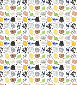 Character scrub cap (made with licensed Star Wars fabric)