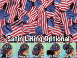 4th of July patriotic scrub cap