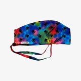 Paw. print scrub cap