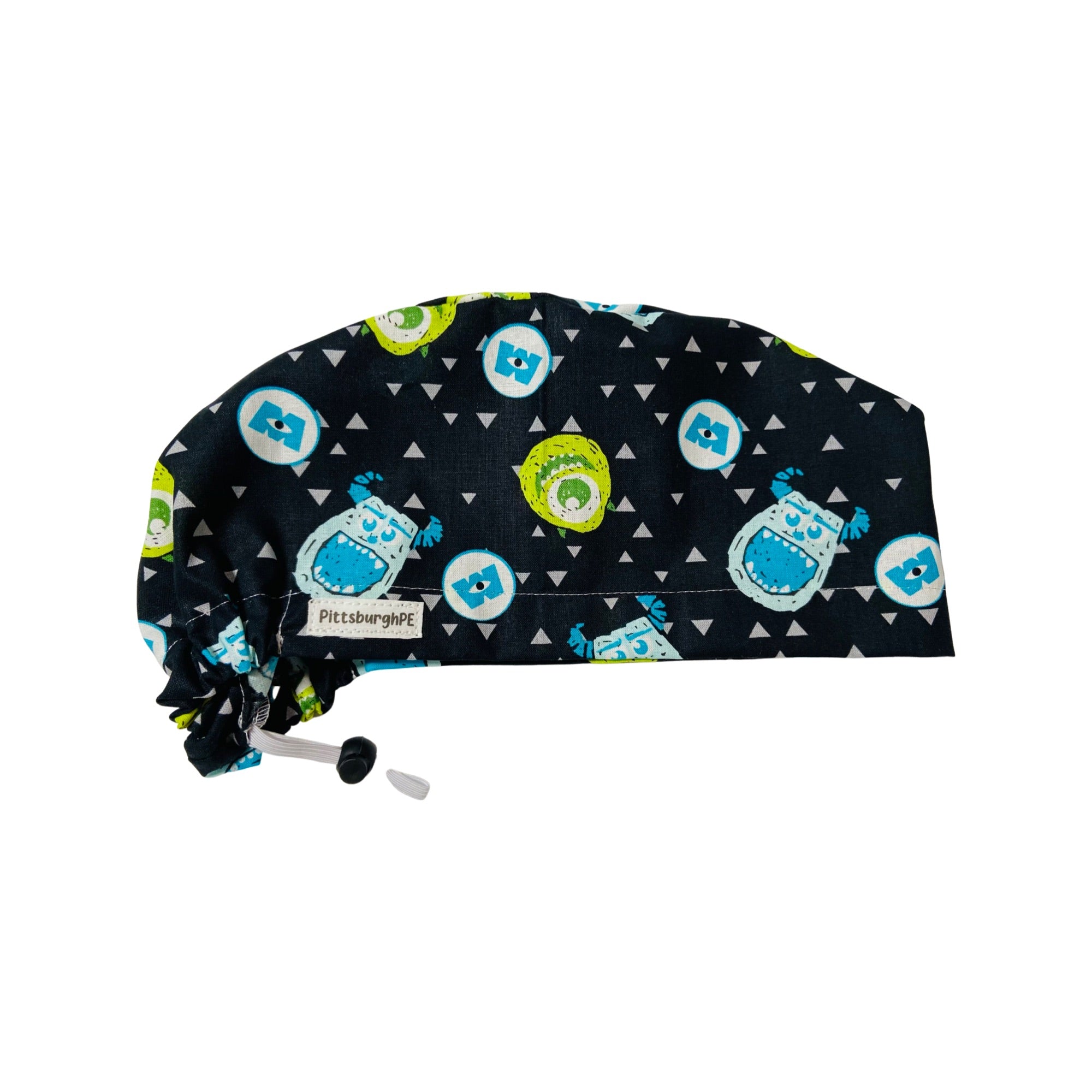 monsters inc cap Character. Scrub Cap (made with licensed Monsters Inc fabric) – PittsburghPE