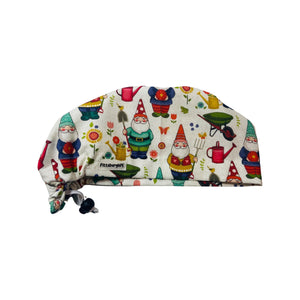 Garden gnomes scrub cap