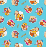 Character scrub cap (made with licensed Hercules fabric)