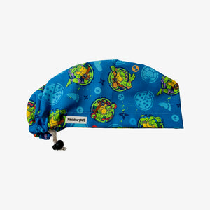 Character scrub cap (made with licensed ninja turtles fabric)