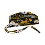 Pittsburgh Sports scrub cap (made with licensed Steelers fabric)