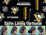 Pittsburgh Sports scrub cap (made with licensed Penguins fabric)