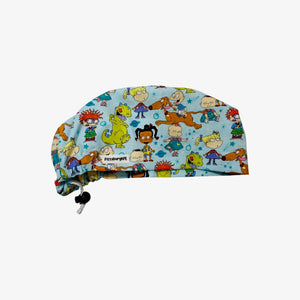 Character scrub cap ( made with licensed rugrats fabric)