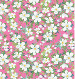 Pink. luau floral scrub cap