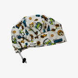 Character scrub cap (made with licensed Scooby-Doo fabric)