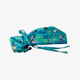 Character scrub cap ( made with licensed Charlie Brown fabric)