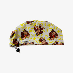 Character scrub cap (made with licensed Donkey Kong fabric)