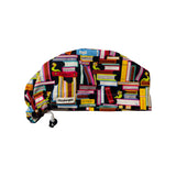 Book worm scrub cap