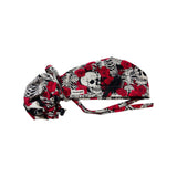 Skulls and Roses scrub cap