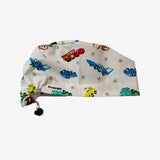 Character scrub cap (made with licensed Disney Cars fabric)