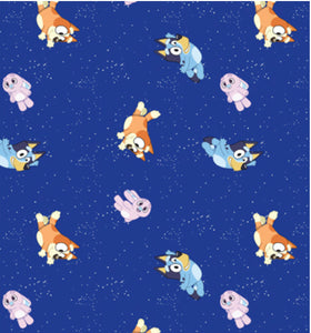 Character. scrub cap (made with licensed Bluey fabric)