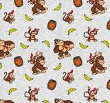 Character scrub cap (made with licensed Donkey Kong fabric)