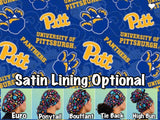 Pitt scrub cap made with licensed fabric