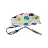 Character scrub cap (made with licensed Disney Cars fabric)