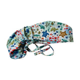 Sea turtles and friends scrub cap